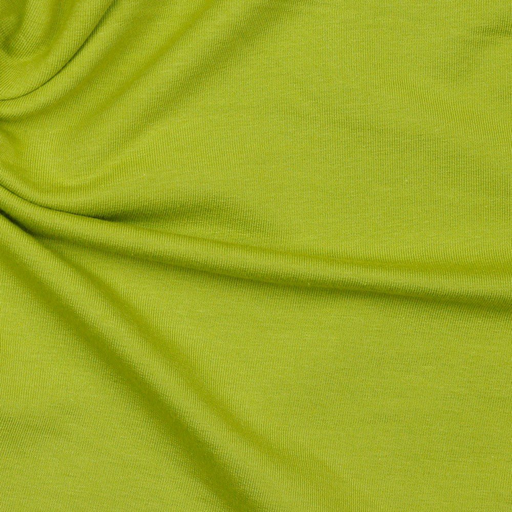 jersey de coton fin - pomme verte 215 g/m²