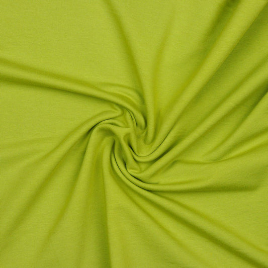 Thin cotton jersey - green apple 215 g/m²