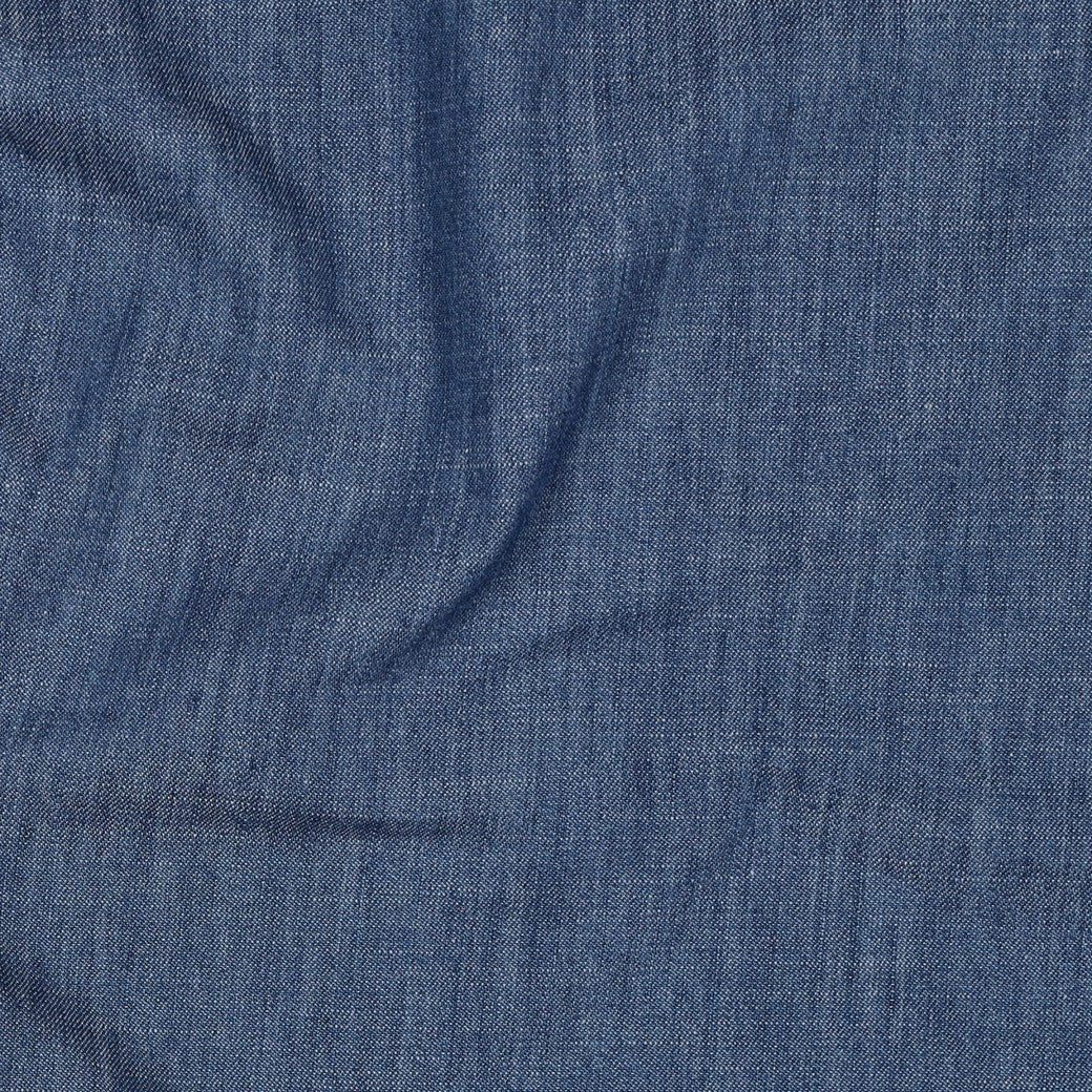 Attēls ar Plāns Džinsu audums kleitām, krekliem - indigo zils 135 g/m² – pieejams Šarlotes audumi