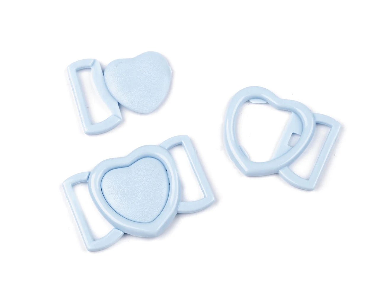 Image of a plastic fastener - clip, 20 mm, 10 pcs pack – available at Šarlotes audumi