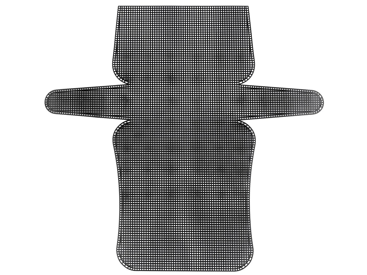 Plastic canvas for making bags | 27 × 15 × 7 cm | Stiff mesh | 1.4 mm thickness