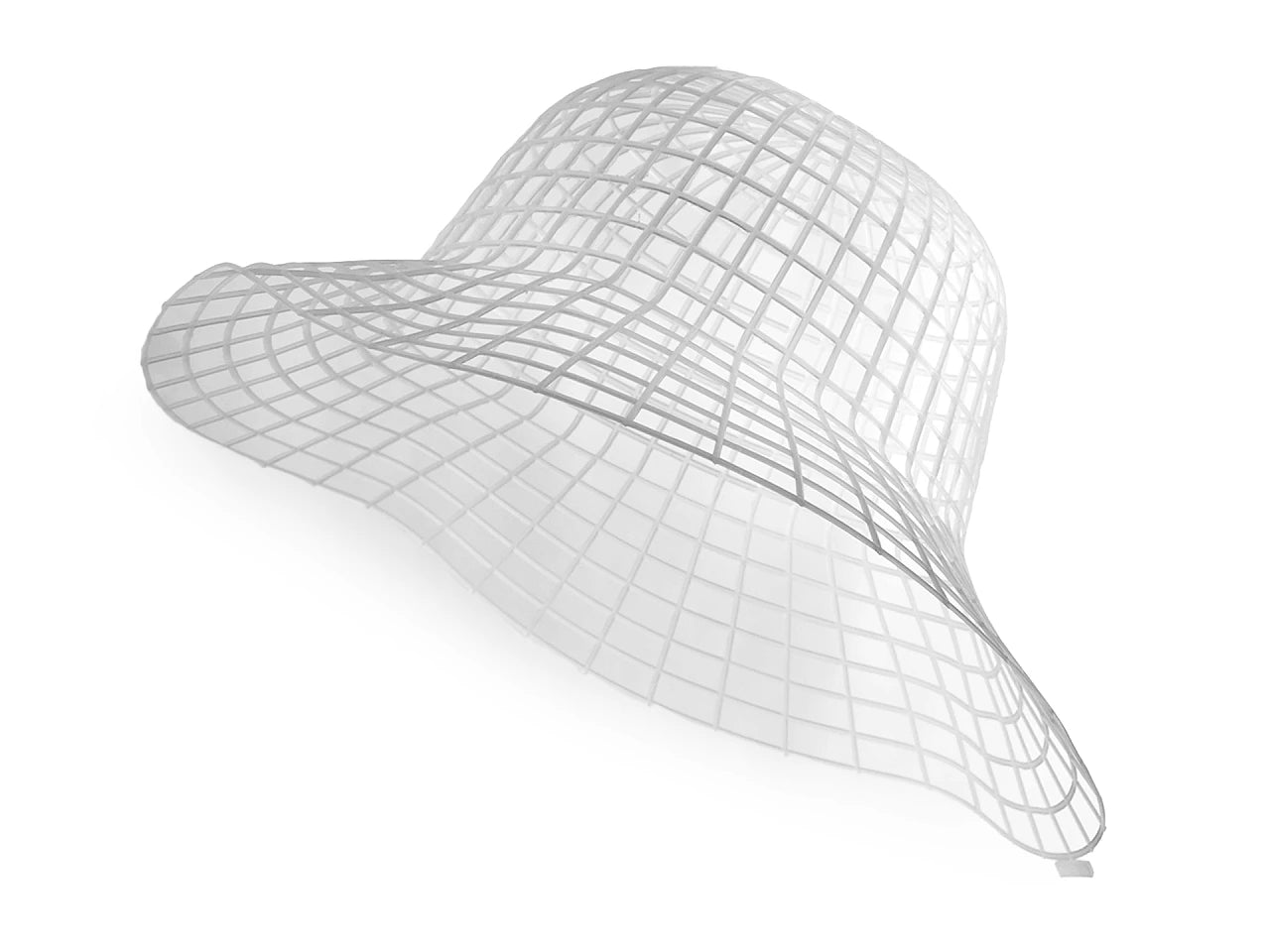 Plastic base for making hats | Diameter 35 cm | Height 26 cm