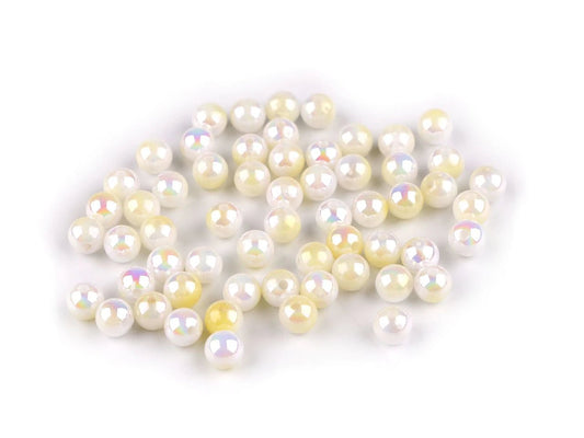 alt
Image of plastic beads with a pearlescent effect Ø8 mm 20 g| assorted shades – available at Šarlotes audumi