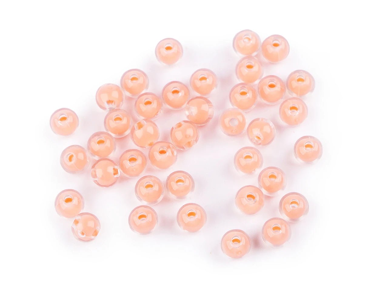 Plastic beads Ø8 mm 10 g| assorted shades