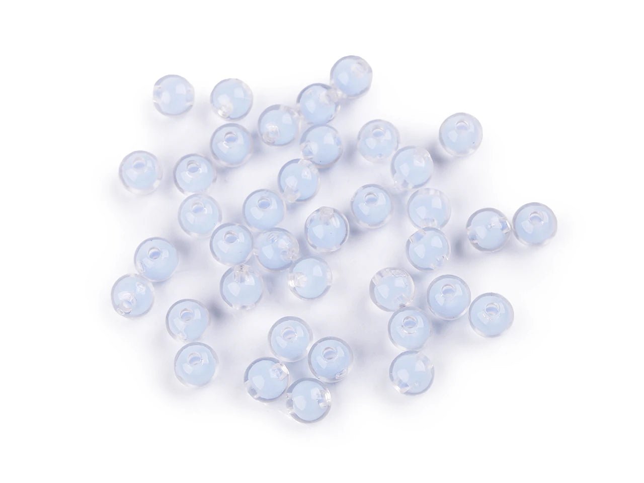 Plastic beads Ø8 mm 10 g | assorted shades