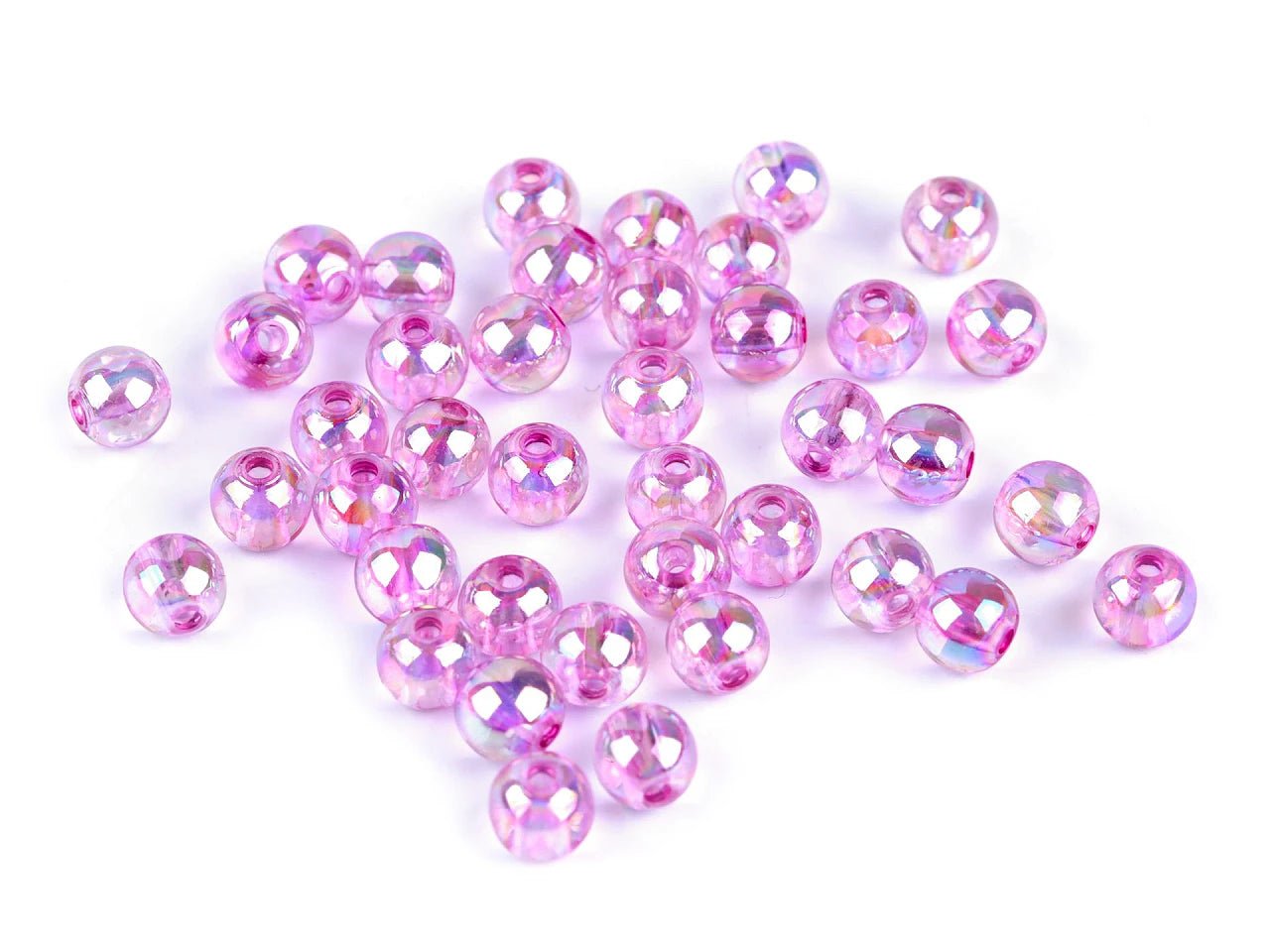 alt
Image with plastic beads Ø8 mm 10 g | assorted shades – available at Charlotte's fabrics