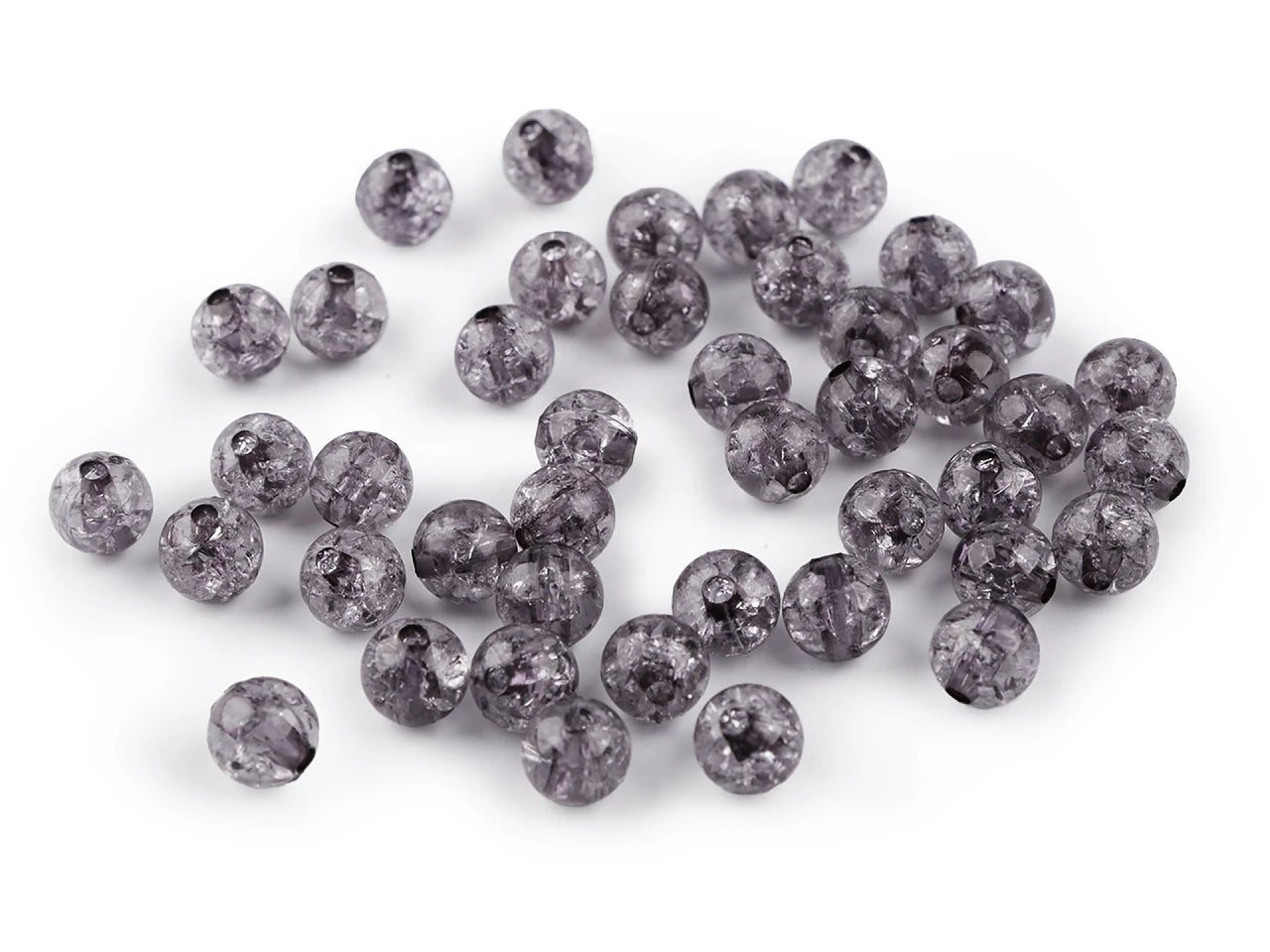 Plastic beads Ø8 mm 30 g| in assorted shades