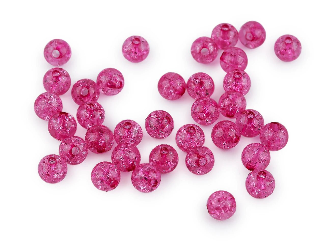 Plastic beads Ø8 mm 30 g| assorted shades
