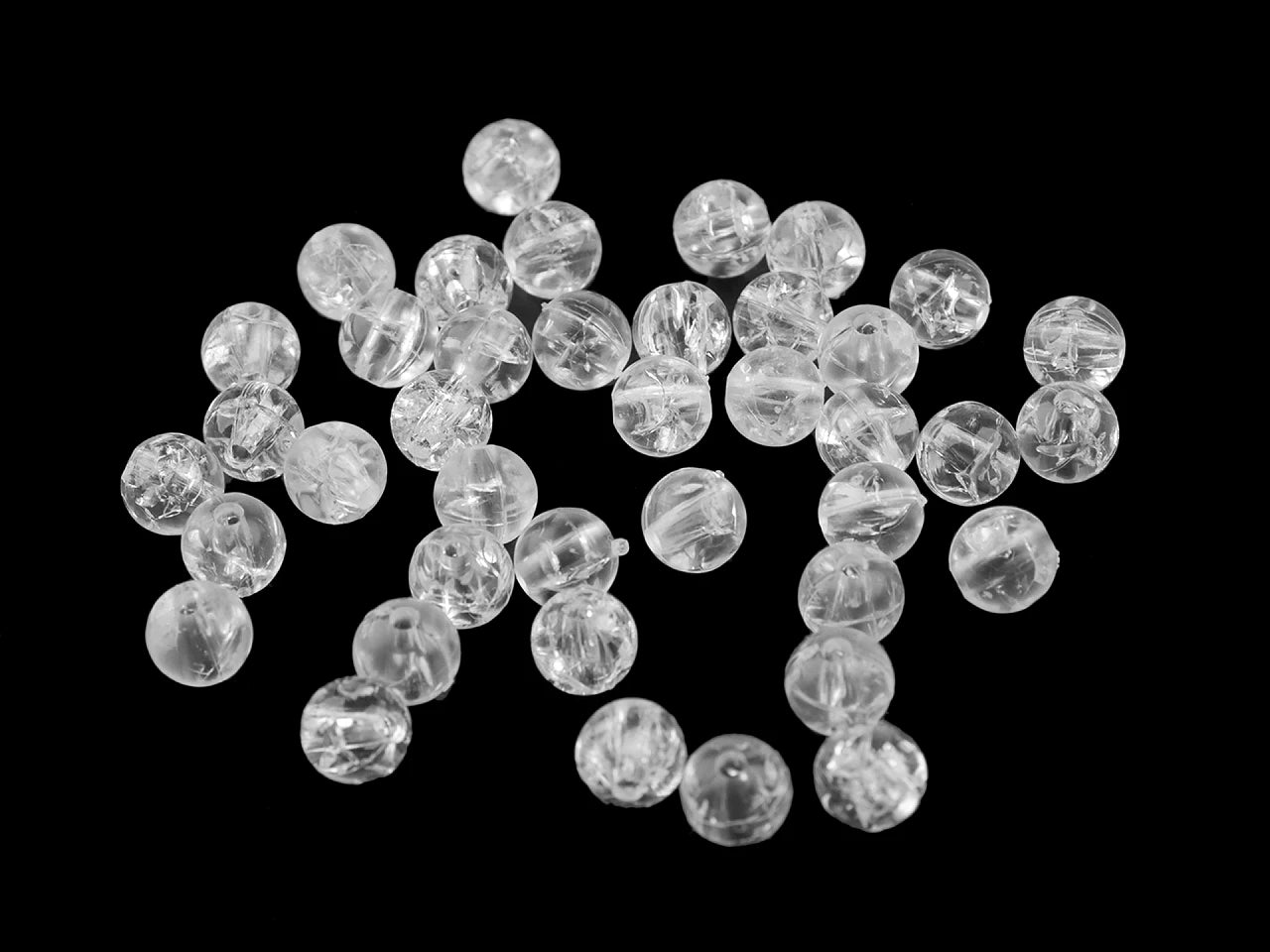 Plastic beads Ø8 mm 30 g| assorted colors