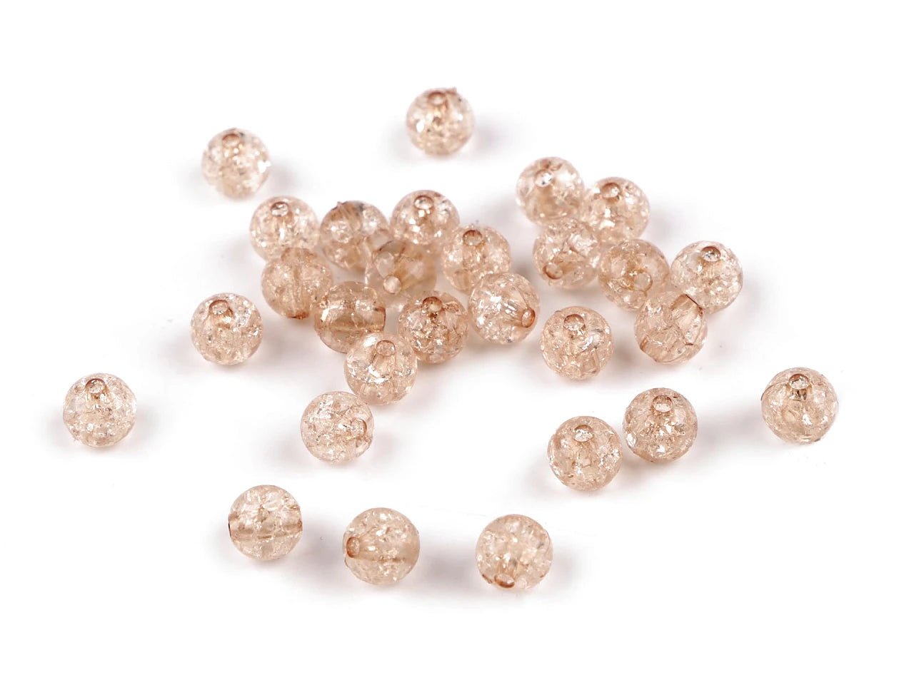 Plastic beads Ø8 mm 30 g | assorted shades