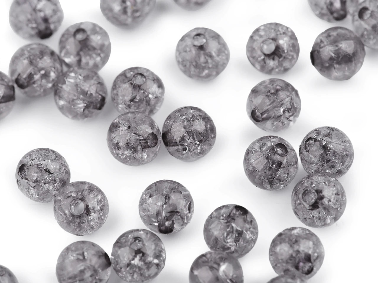 Plastic beads Ø8 mm 30 g| assorted colors