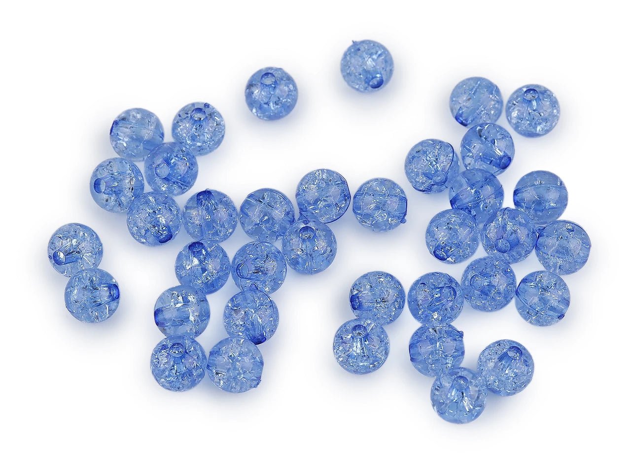 Plastic beads Ø8 mm 30 g | assorted colors