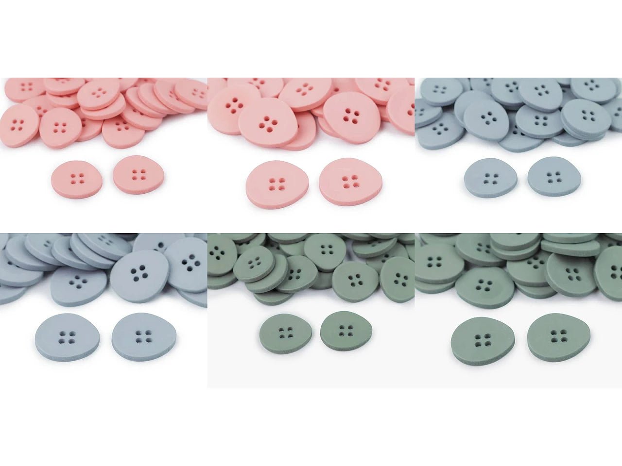 Image with 20 mm plastic buttons|various shades – available at Charlotte's Fabrics