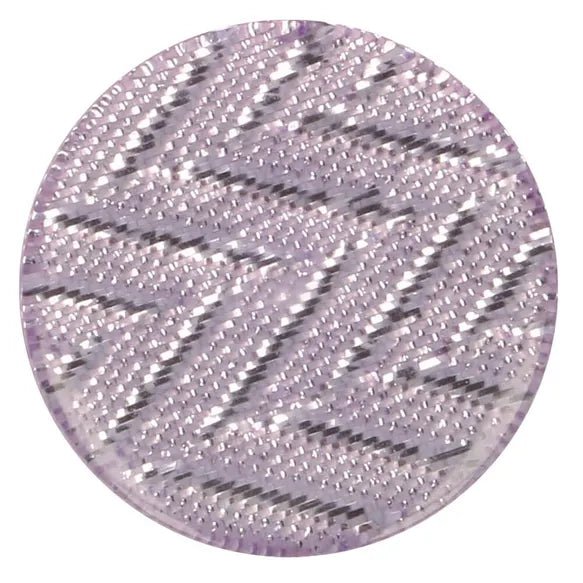 Boutons en plastique 25 mm - motif zigzag rose
