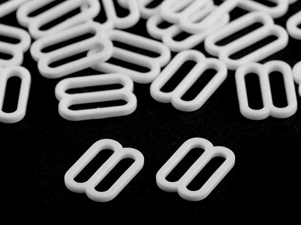 Régulateur en plastique pour linge 16 mm - blanc (lot de 10)