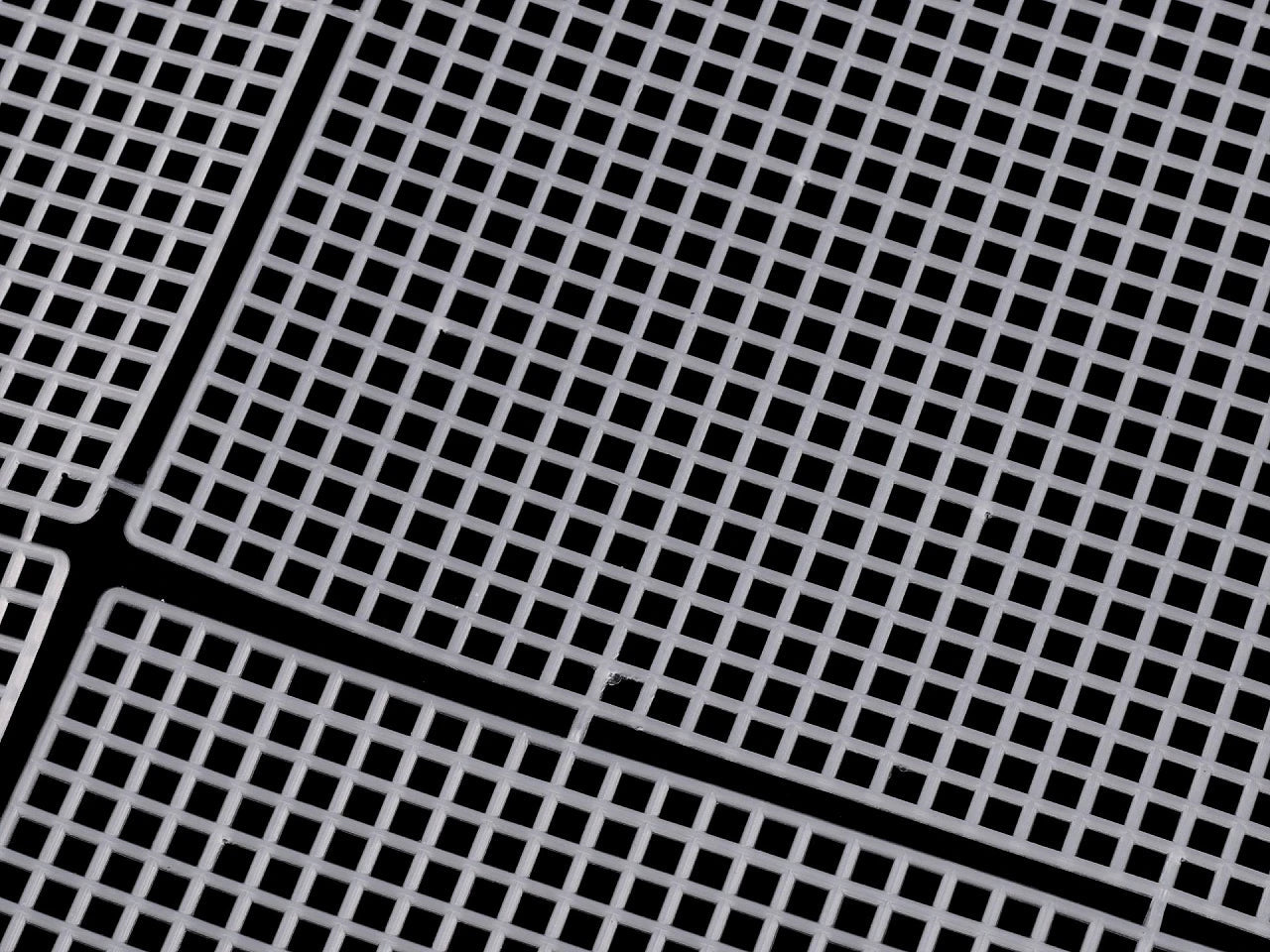 Plastic mesh (canvas) for making bags | 20 × 24 × 8 cm | With handles