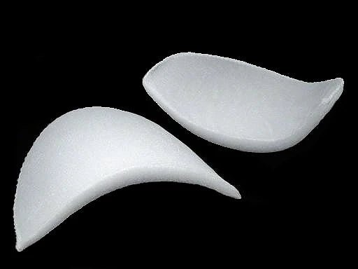 Épaulières 10 mm blanches (paire)