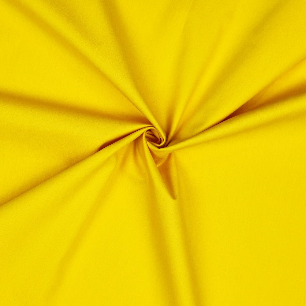 Tissu premium 100 % coton-jaune 125 g/m²