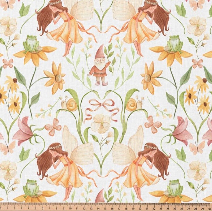 Image of Premium 100% cotton fabric - fairies 115 g/m² – available at Charlotte's Fabrics