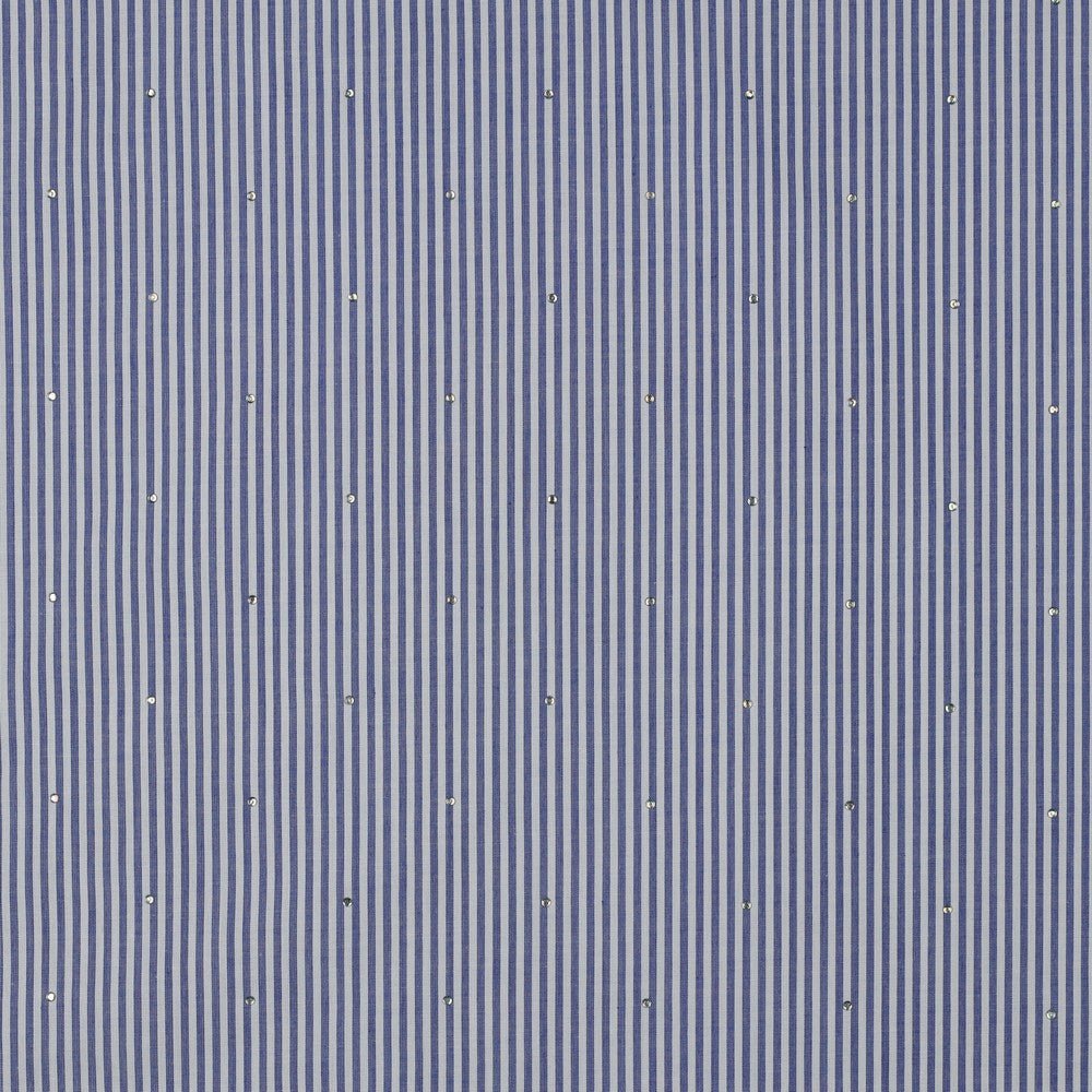 Image avec tissu Premium 100 % coton - rayures avec cristaux 115 g/m² – disponible chez Šarlotes audumi