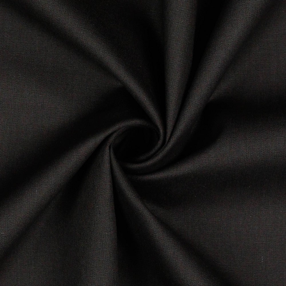 Tissu premium 100 % coton - brun chocolat 125 g/m²