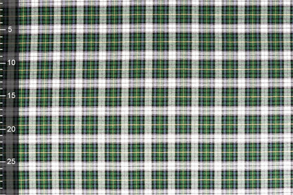 Premium Flanelis - zaļš rūtains 120 g/m²
