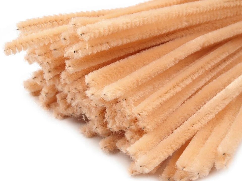 fil chenille | Ø6 mm (30 cm) |20 pcs.|tons assortis