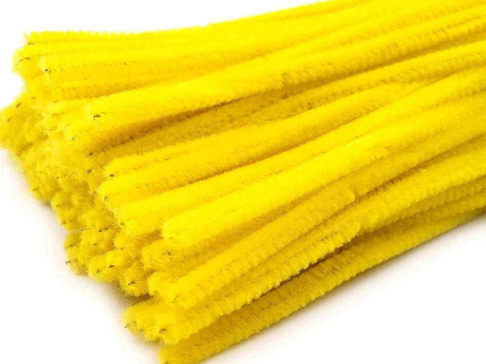 Image avec fil chenille doux | Ø6 mm (30 cm) |20 pièces.|tons assortis – disponible chez Šarlotes audumi