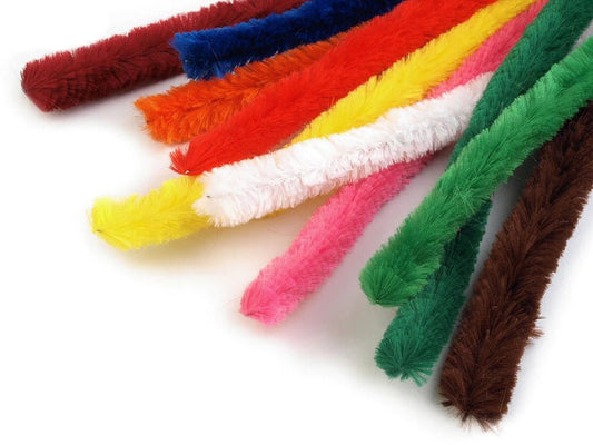 Image with pipe cleaner | Ø15 mm (30 cm) | 10 pcs. – available at Šarlotes audumi