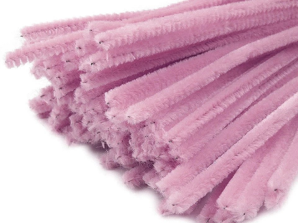 Image of fluffy wire | Ø6 mm (30 cm) |20 pcs.|assorted shades – available at Charlotte Fabrics