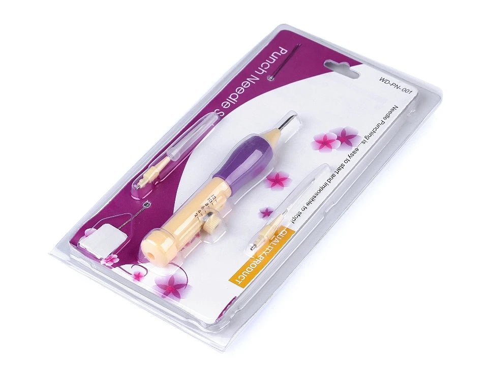 Punch Needle kit de broderie | 3 aiguilles de tailles différentes | Longueur 13 cm