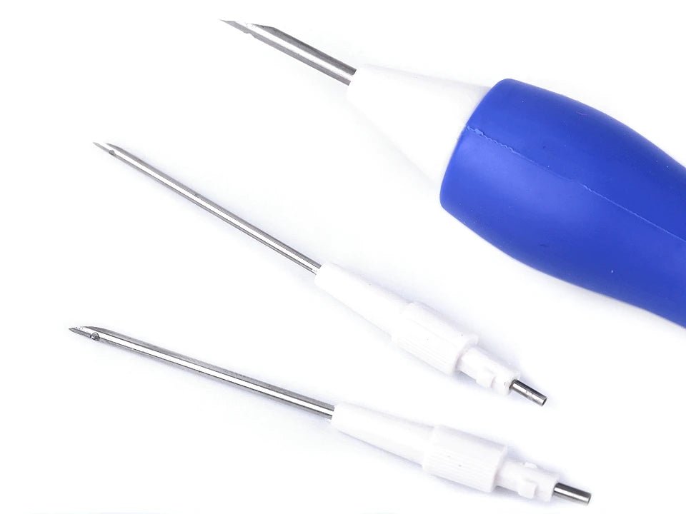 Punch Needle | Kit de broderie avec 3 aiguilles de tailles différentes | Longueur 13 cm