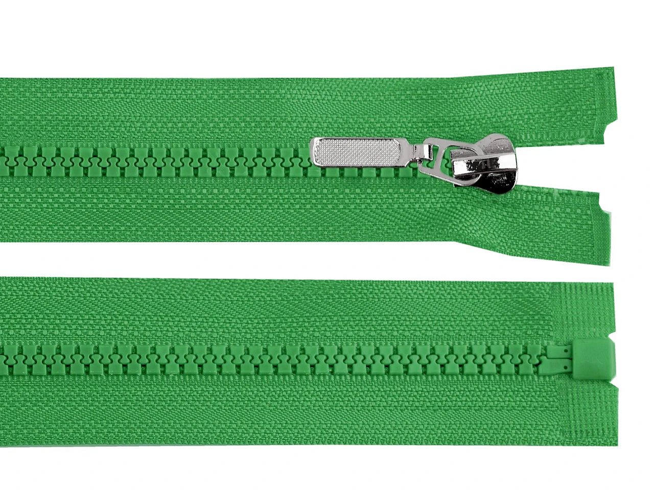 Image of a tractor with a zippered opening - grass green – available at Charlotte's Fabrics