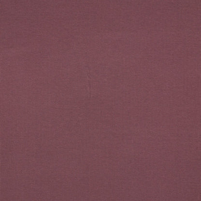 Jersey de coton côtelé (RIB JERSEY) - aubergine 240 g/m²