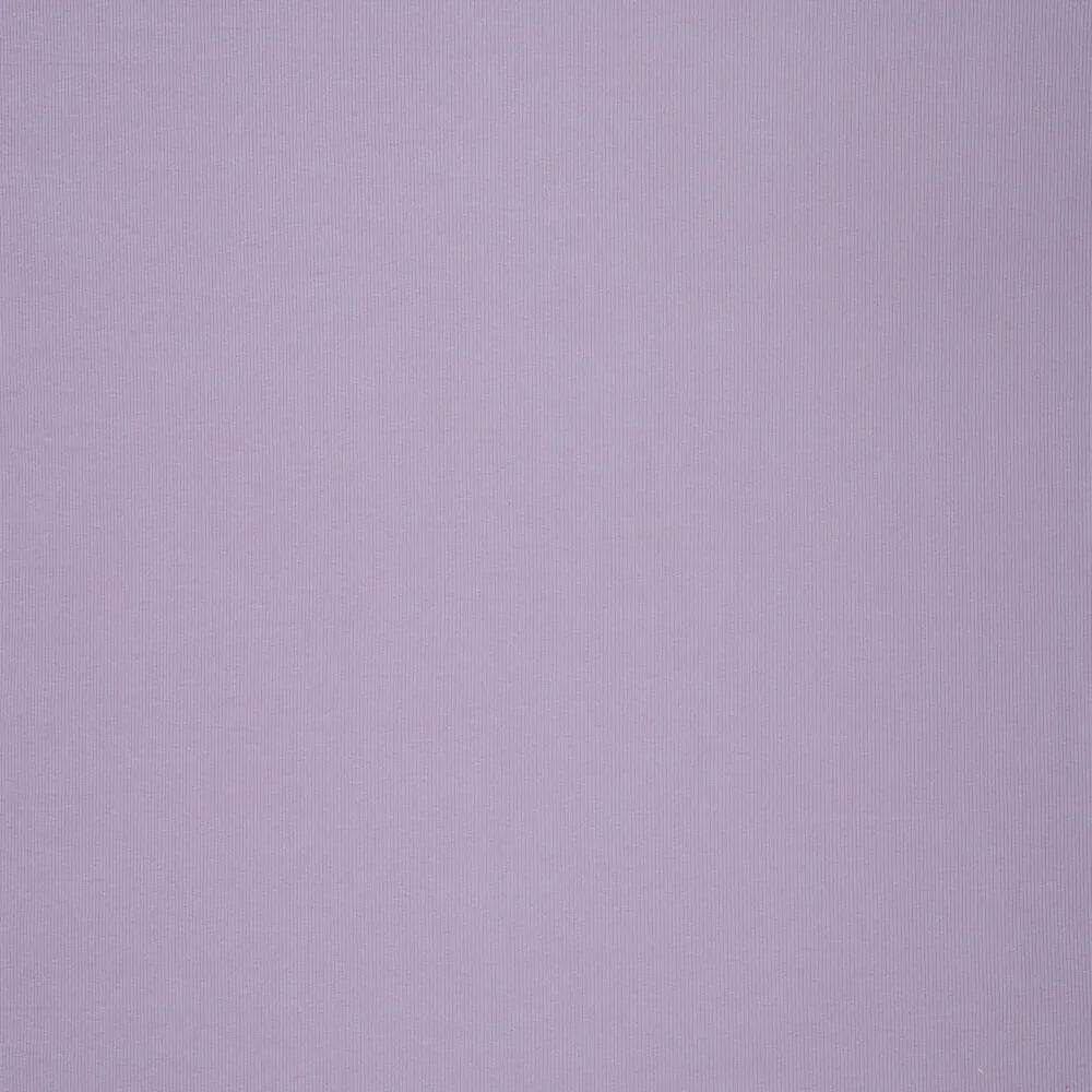 Image de jersey côtelé en coton (RIB JERSEY) - lilas lavande 310 g/m² – disponible chez Šarlotes audumi