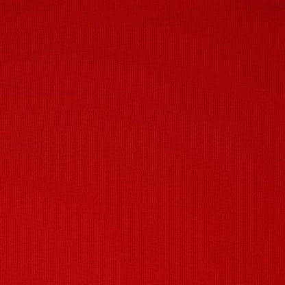 Jersey de coton côtelé (RIB JERSEY) - rouge 240 g/m²
