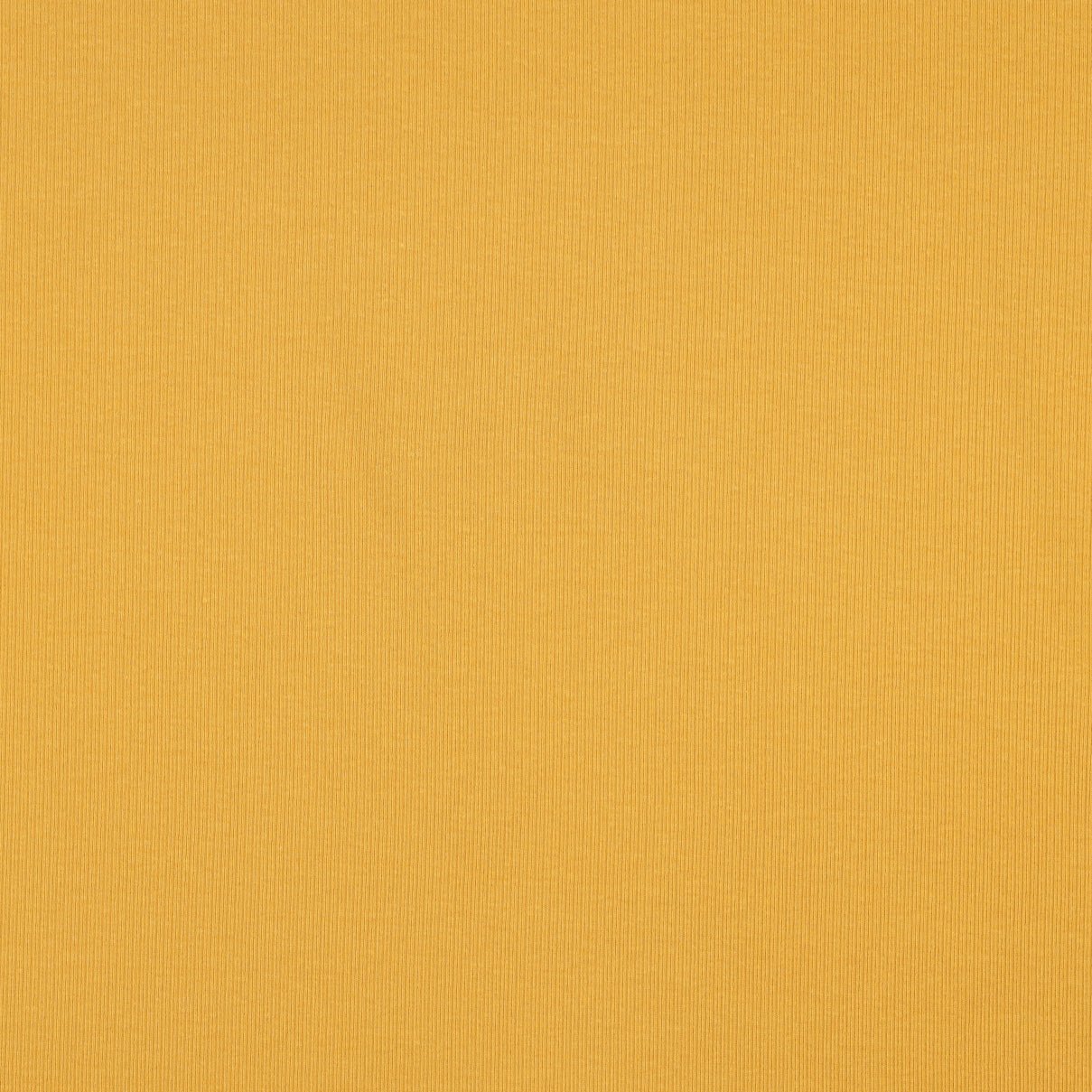 Jersey de coton côtelé (RIB JERSEY) - jaune moutarde 240 g/m²
