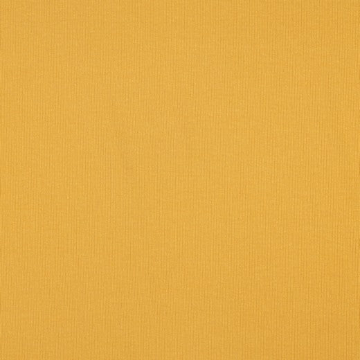 Jersey de coton côtelé (RIB JERSEY) - jaune moutarde 240 g/m²