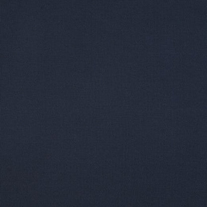 Jersey de coton côtelé (RIB JERSEY) - bleu foncé 240 g/m²