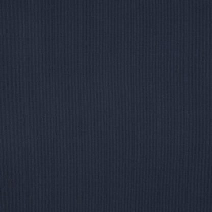 Jersey côtelé en coton (RIB JERSEY) - bleu foncé 240 g/m²