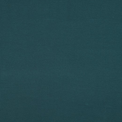 Jersey de coton côtelé (RIB JERSEY) - vert froid 240 g/m²