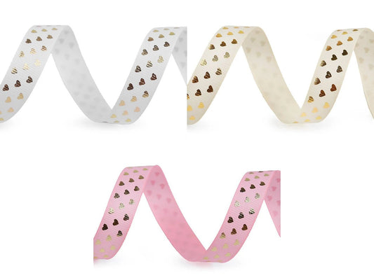 Grosgrain ribbon 15 mm 5 m package|assorted colors