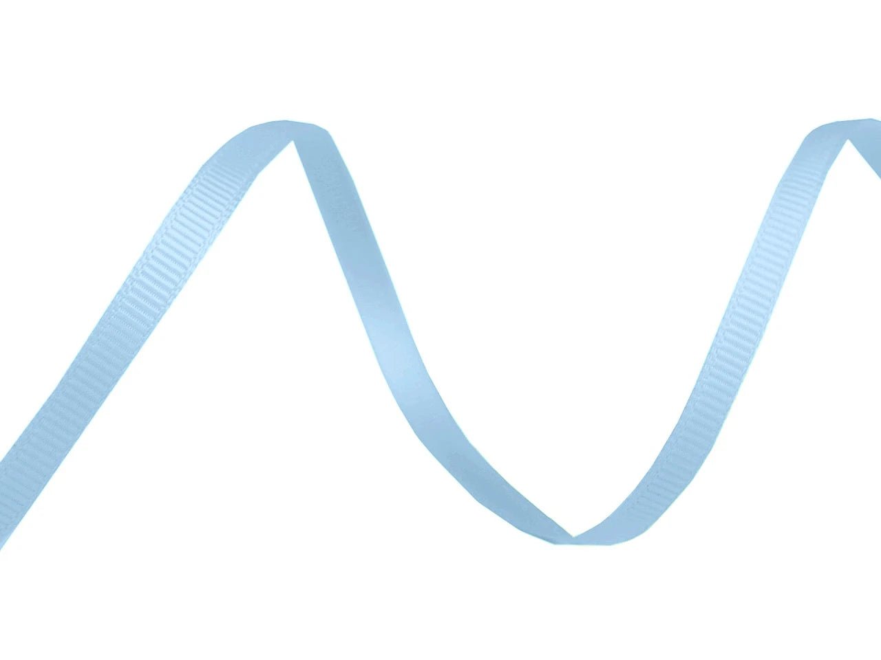 Ruban gros-grain bleu 5 mm (rouleau de 30 m)