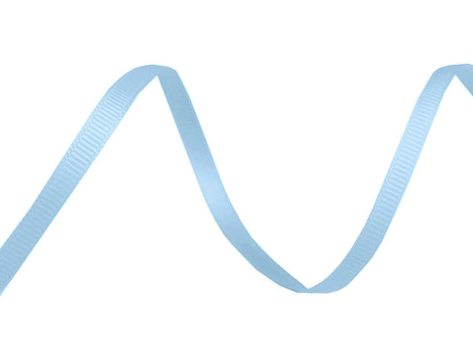 5 mm grosgrain ribbon - blue (30 m roll)