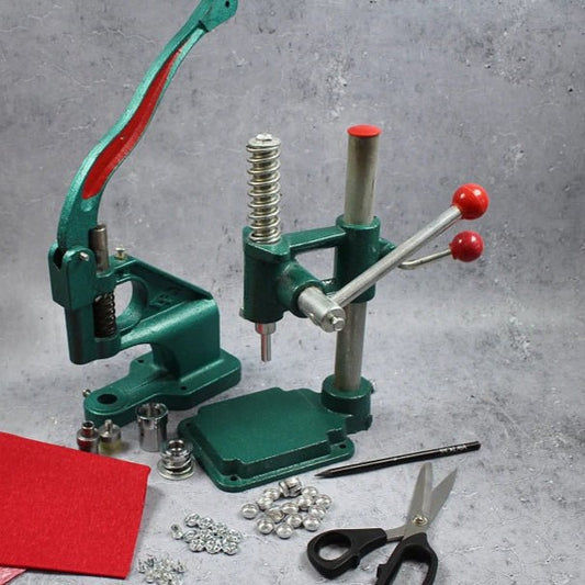Hand press for snap fasteners (suitable for eyelets, rivets, buttons)