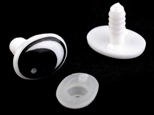 alt
Toy eyes 11x15 mm white with black (2 pairs per pack)