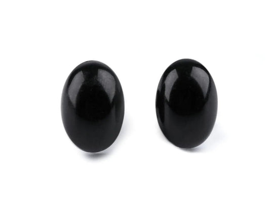 Image of toy eyes 9x13 mm oval, pack of 5 pairs – available at Šarlotes audumi