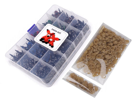 Image with Toy Eyes DIY Kit (264 pcs) – available at Charlotte's Fabrics