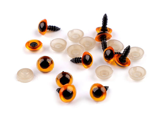 alt
Toy eyes Ø10 mm - amber (pack of 5 pairs)