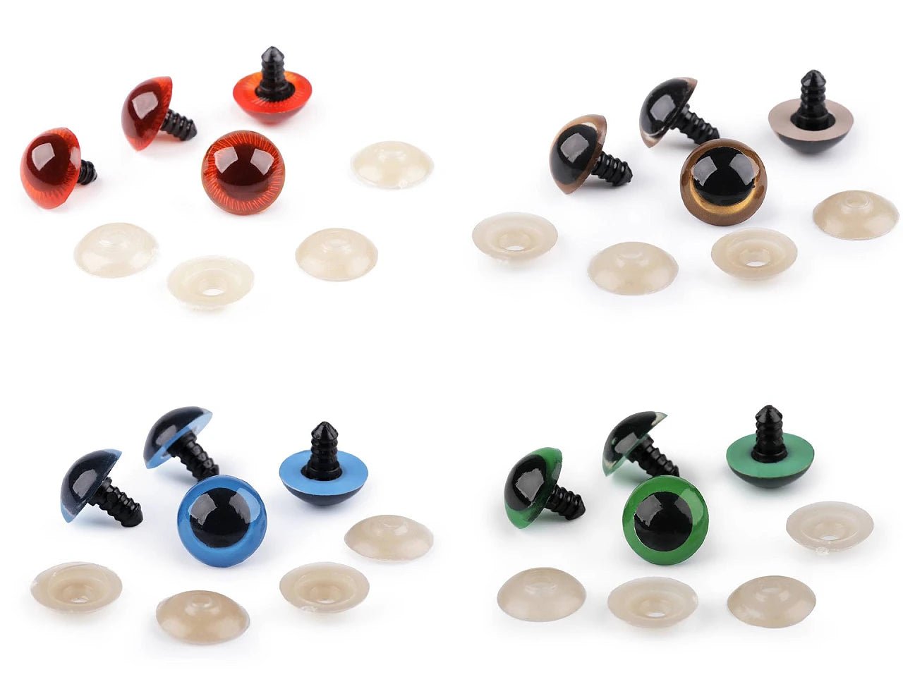 alt
Yeux pour jouets Ø20 mm bleus (lot de 4 paires)